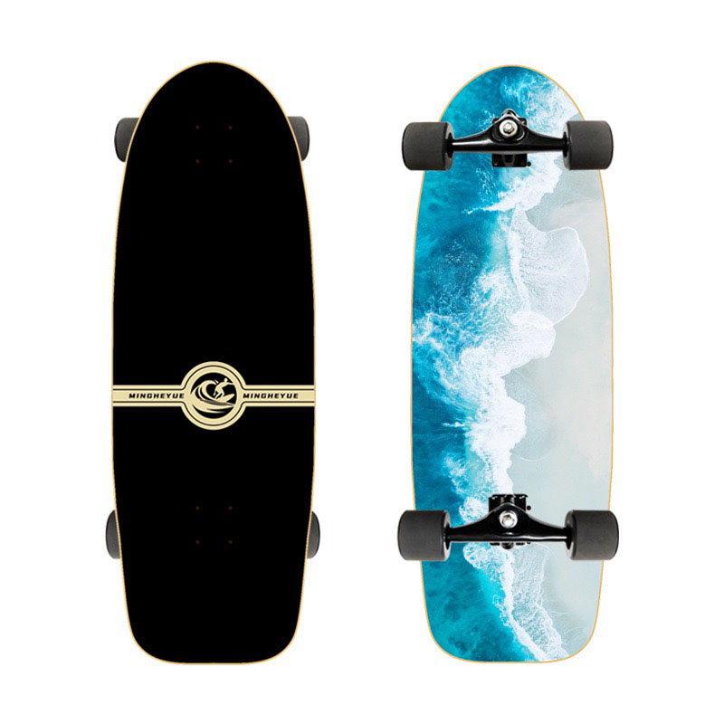 Skateboard Complete Deck - Серфскейт-борд для лэнд-серфинга, спортивный лонгборд, готовый