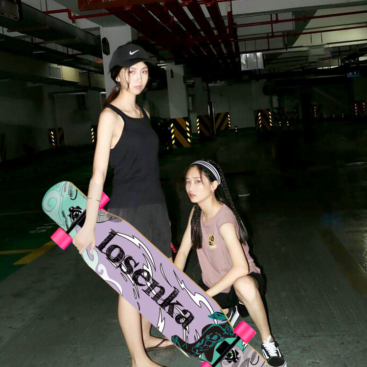 Skateboard Complete Deck - Женский танцевальный скейтборд 110/120 см, полный