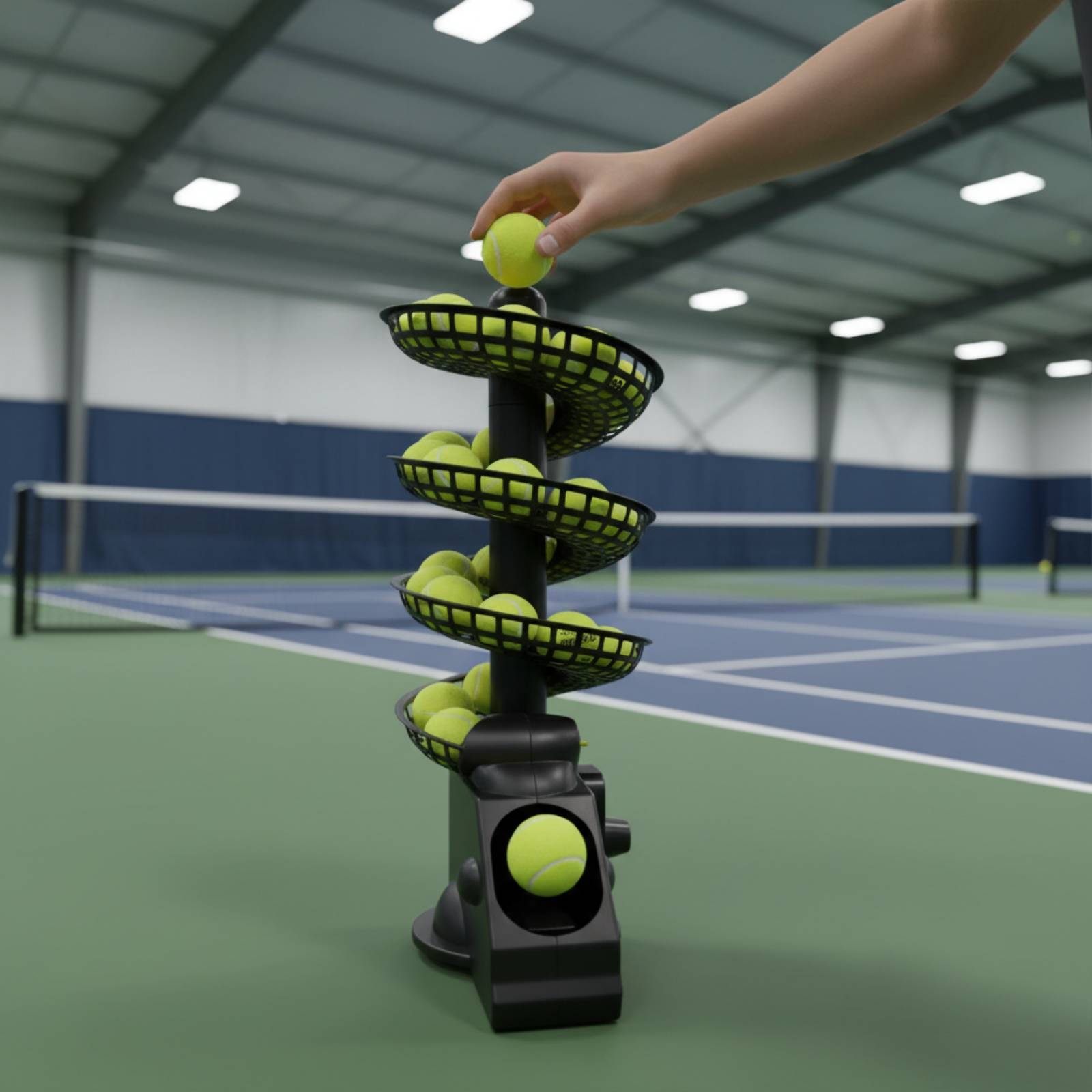 Портативная машина для подачи  – обзор и цена Sports Equipment Tennis